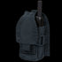 The Condor HHR Pouch is a black nylon flap-cover pouch designed to hold a handheld radio with antenna, ideal for bushcraft or law enforcement use.